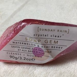 Sunday Rain Crystal Clear Soap Gem - Watermelon & Açaí Berry scented